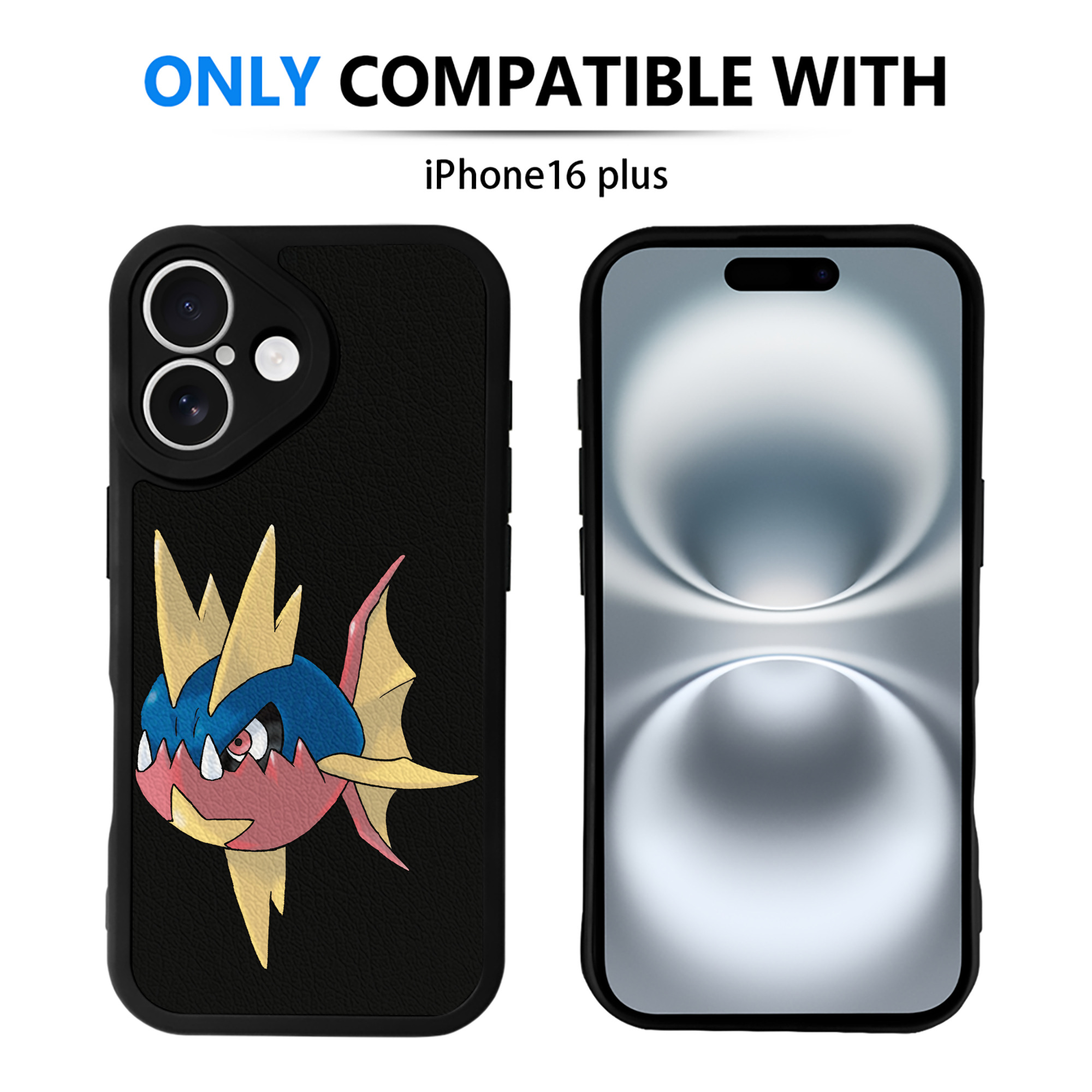 （画像用） ポケットモンスター Pokémon 【iPhone 16シリーズ対応】シリコンスマホケース（レザー調） 材質：シリコン